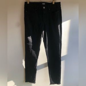 Raw Hem Paige Skinny Jeans EUC